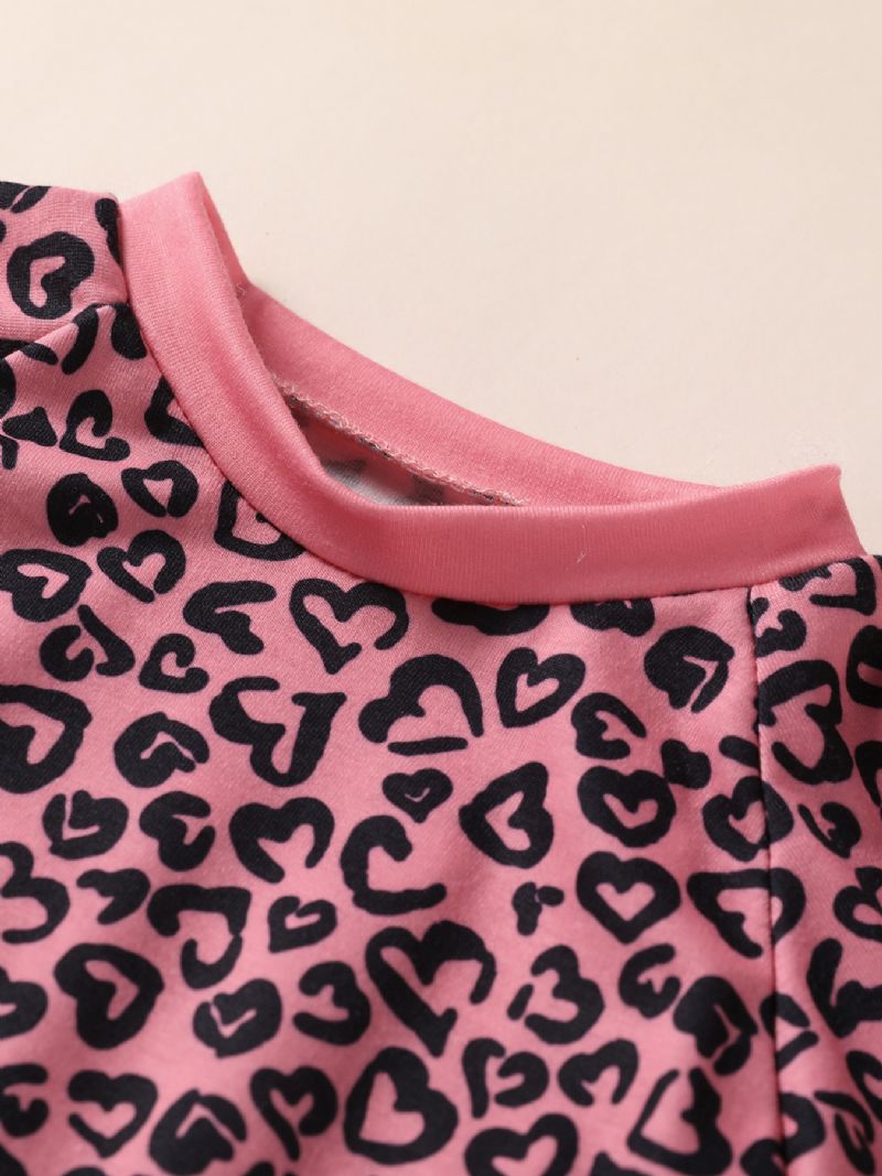 3db Lányok Love Print Pink Készlet