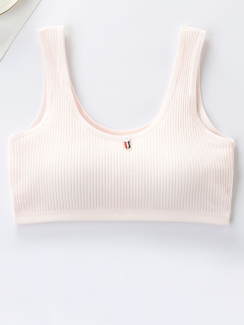 4db Lányok Training Melltartó Seamless Stretch Sport Bralettes Ujjatlan Crops Tank Felsők Fehérnemű