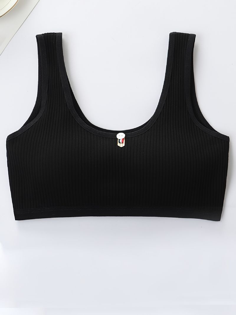 4db Lányok Training Melltartó Seamless Stretch Sport Bralettes Ujjatlan Crops Tank Felsők Fehérnemű