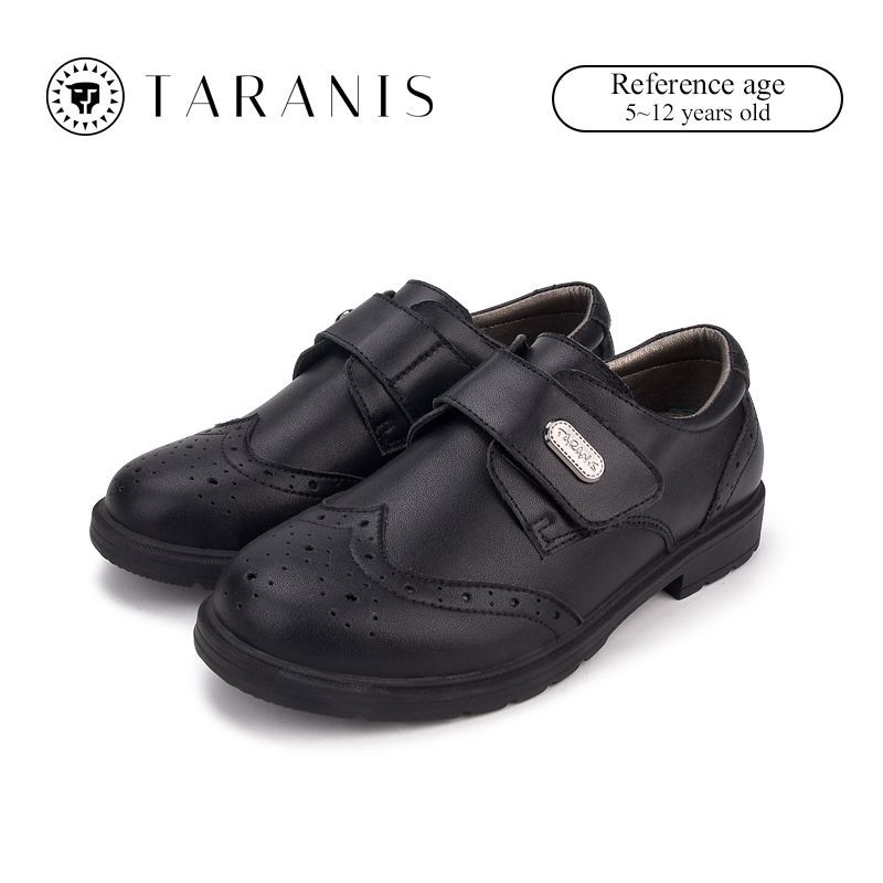 Fiúk Classic Black Loafers Puha Talpú Csúszásgátló Party Iskolai Egyenruha Oxford Performance Bőrcipők Gyerekeknek Nagy