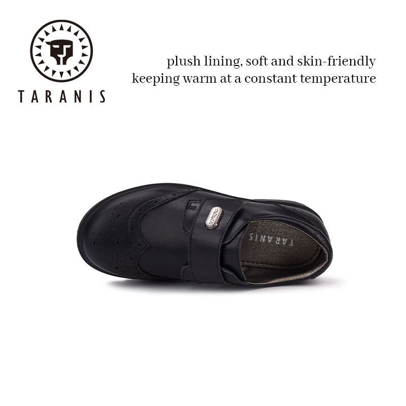 Fiúk Classic Black Loafers Puha Talpú Csúszásgátló Party Iskolai Egyenruha Oxford Performance Bőrcipők Gyerekeknek Nagy