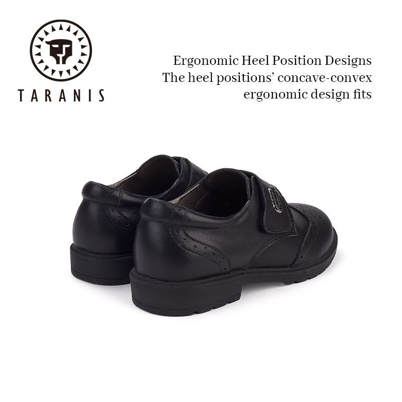 Fiúk Classic Black Loafers Puha Talpú Csúszásgátló Party Iskolai Egyenruha Oxford Performance Bőrcipők Gyerekeknek Nagy