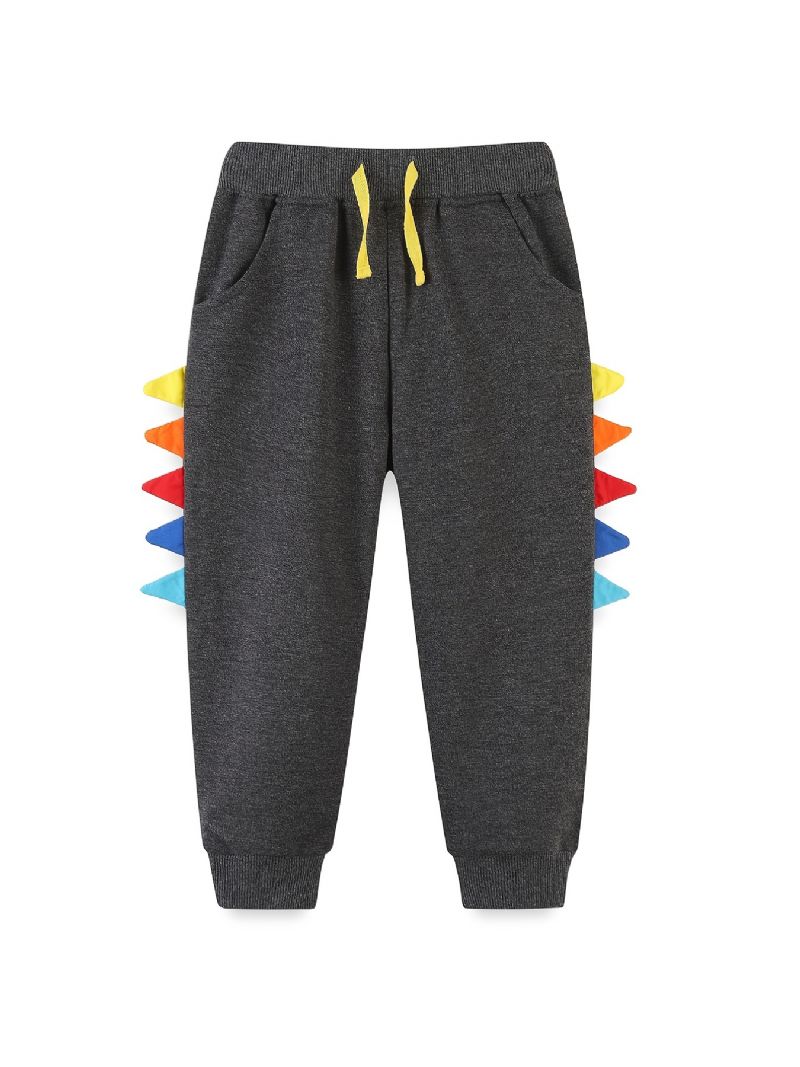 Bébi Fiúk Sweatpants Gyermek Elasztikus Derékú Sport Jogger Nadrágok