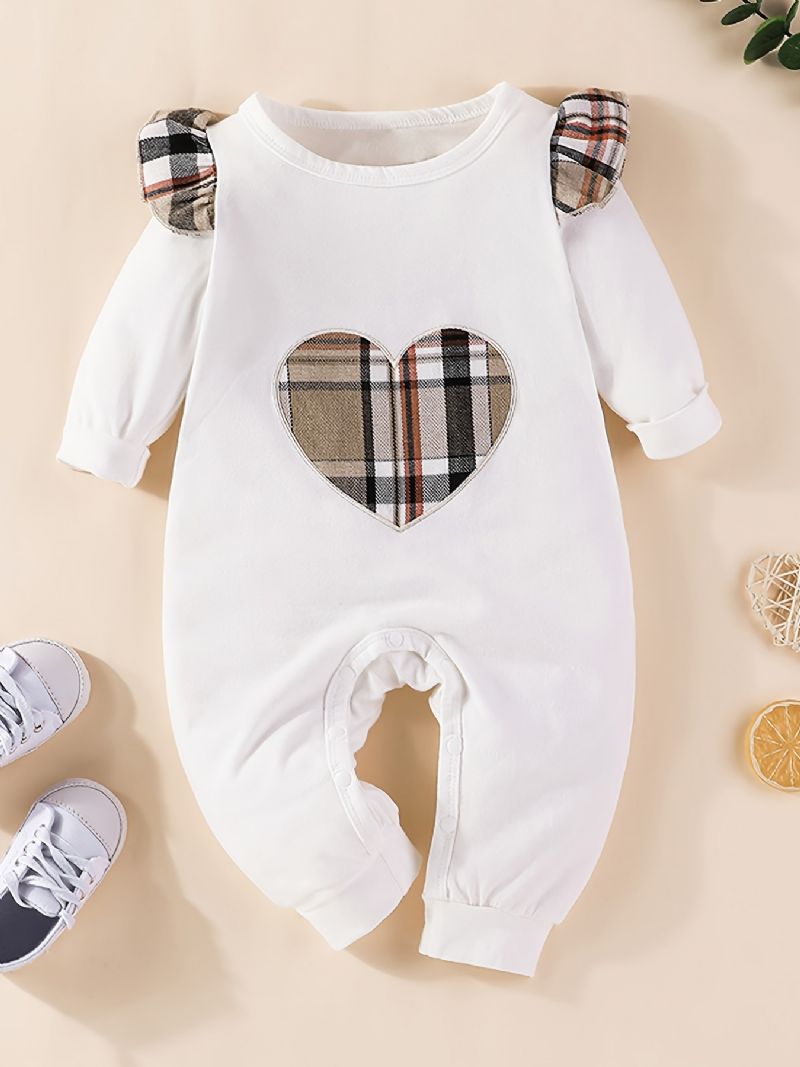 Babaruha Fodros Ujjú Rövidnadrágos Jumpsuit Onesie