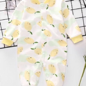 Fiúk Lányok Gyümölcs Aranyos Print Jumpsuit