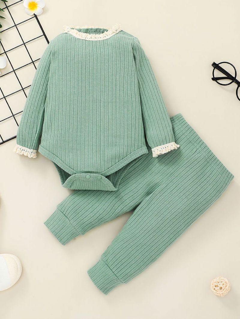 Lányok Home Egyszínű Jumpsuit Nadrág Öltöny Őszi Tél