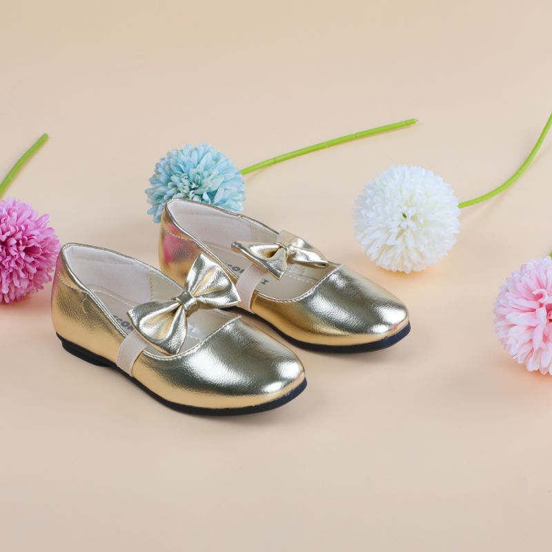 Lányok Mary Jane Flats Puha Talpú Csúszásgátló Bowknot Ruha Cipők Balett Princess