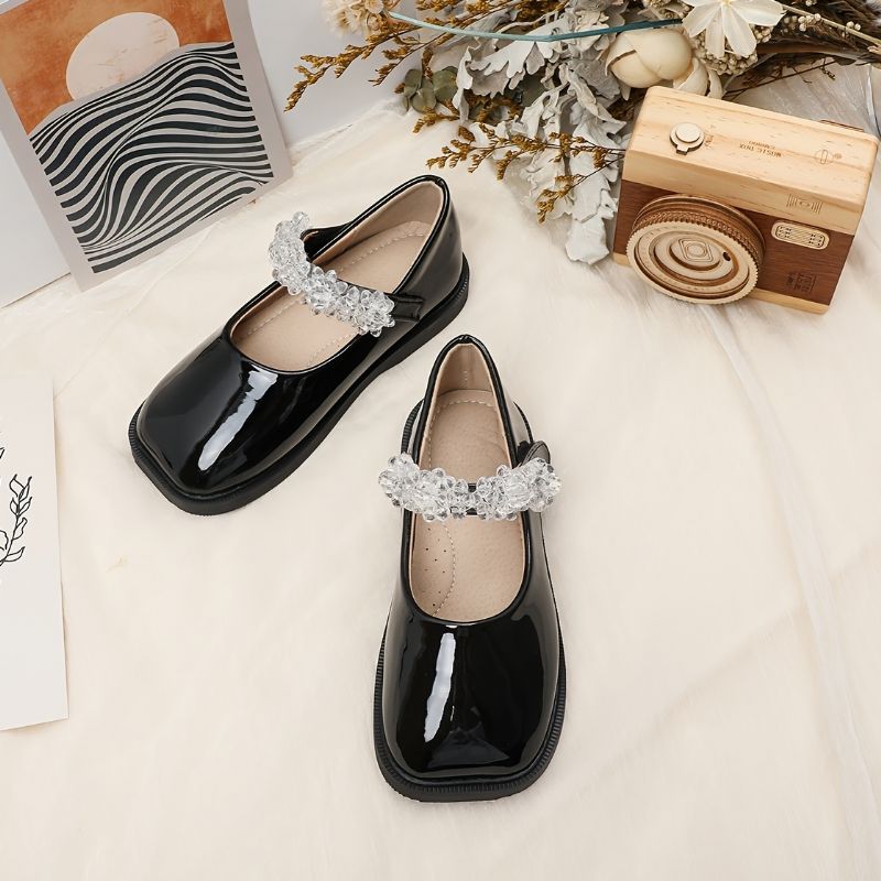 Lányok Puha Talpú Csúszásgátló Mary Jane Flats