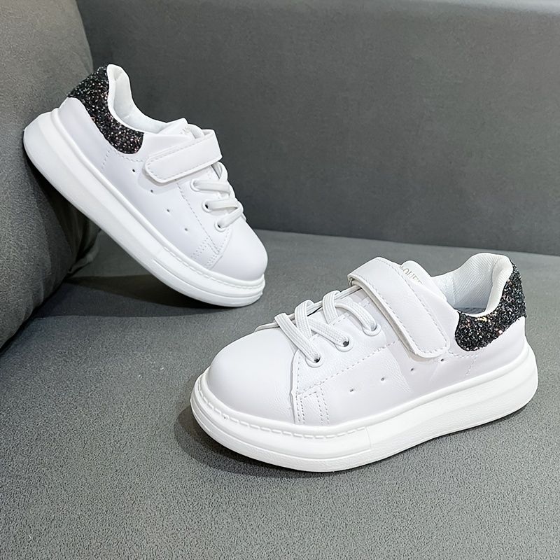 Bébi Lányok Solid Low Top Könnyű Gördeszkacipő Tornacipő