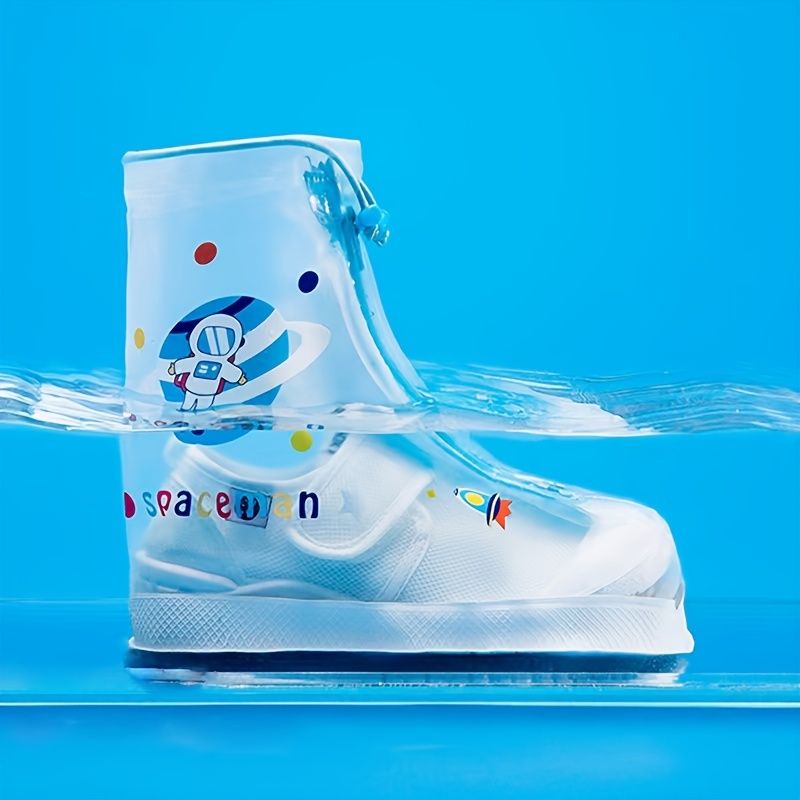 Bébi Kids Rain Boot Sand Control Csúszásmentes Vízálló Cipőhuzatok Fiúknak Lányoknak