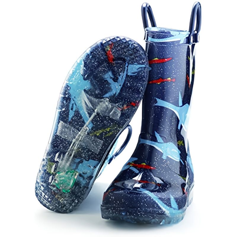 Fiúk Esőcsizma Kids Pvc Blue Shark Boot