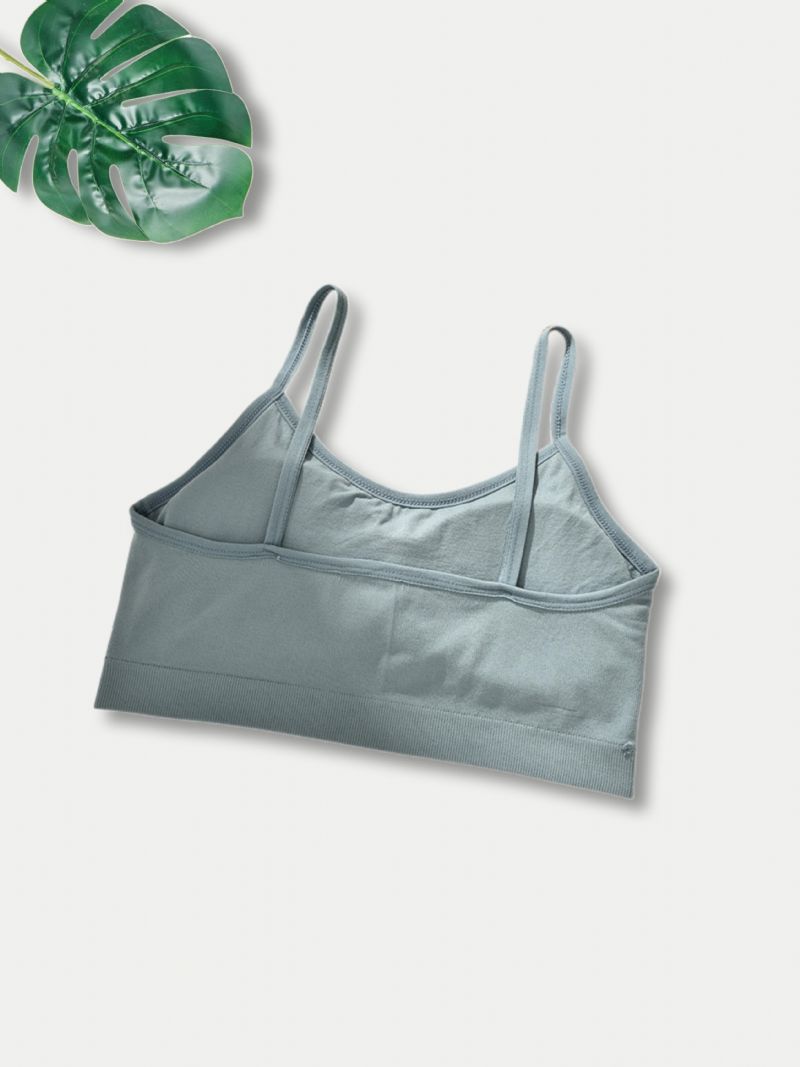 6db Lányok Puha Melltartó Sportmellény Camisole Kivehető Párnás Gyerek Fehérneművel