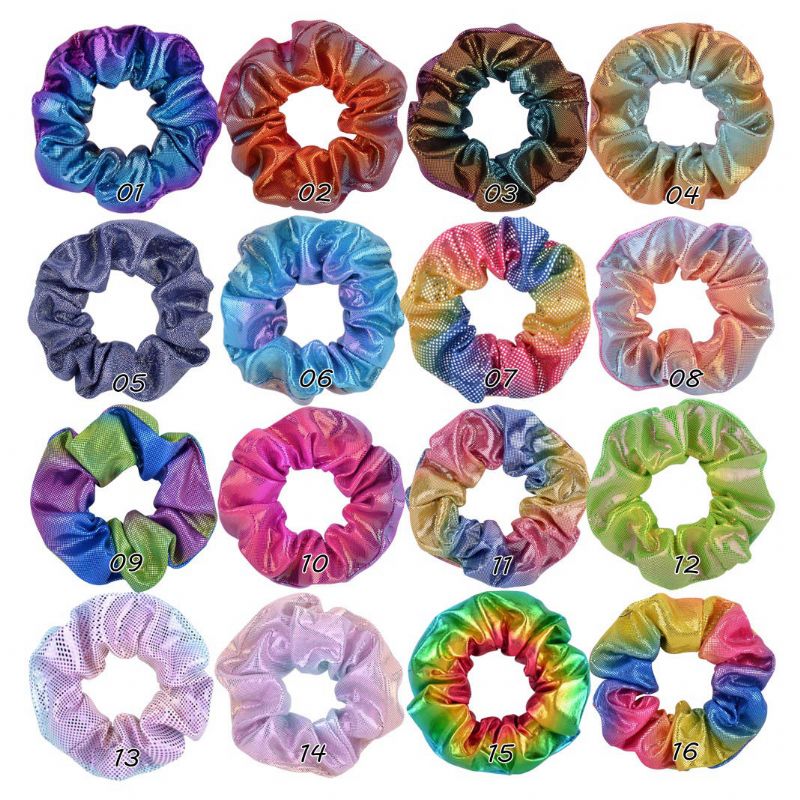 16db Lányok Rainbow Stretch Hair Tie Hajformázó Kiegészítők