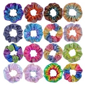 16db Lányok Rainbow Stretch Hair Tie Hajformázó Kiegészítők