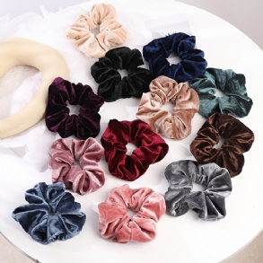 Hair Scrunchies Prémium Velvet Scrunchy Elasztikus Hajpántok Lányoknak Női Hajkiegészítők Lófarok Tartók 5db