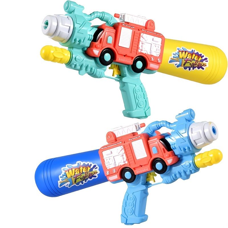 Hot Sale Kids Fire Truck Card Bag Felfújható Vízipisztoly Születésnapi Ajándék Fiúnak