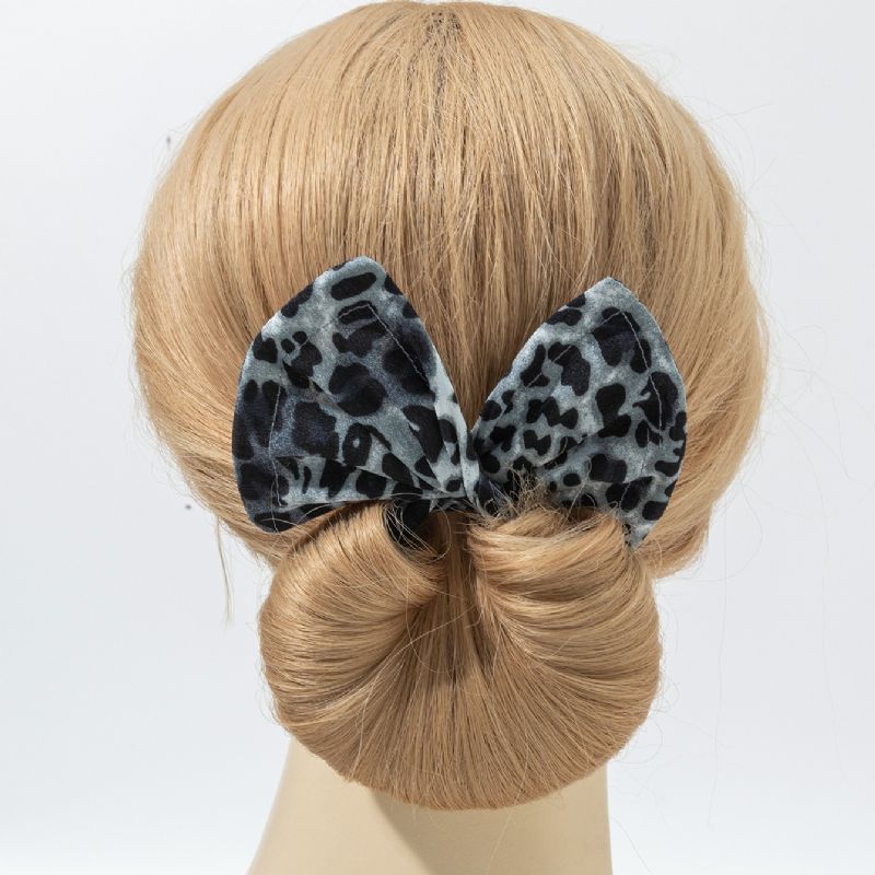 Leopard Basic Hair Fejpánt Lányok Hajkiegészítői Magic Donut Wire Hajkonty Készítő Csíptetők Hajra