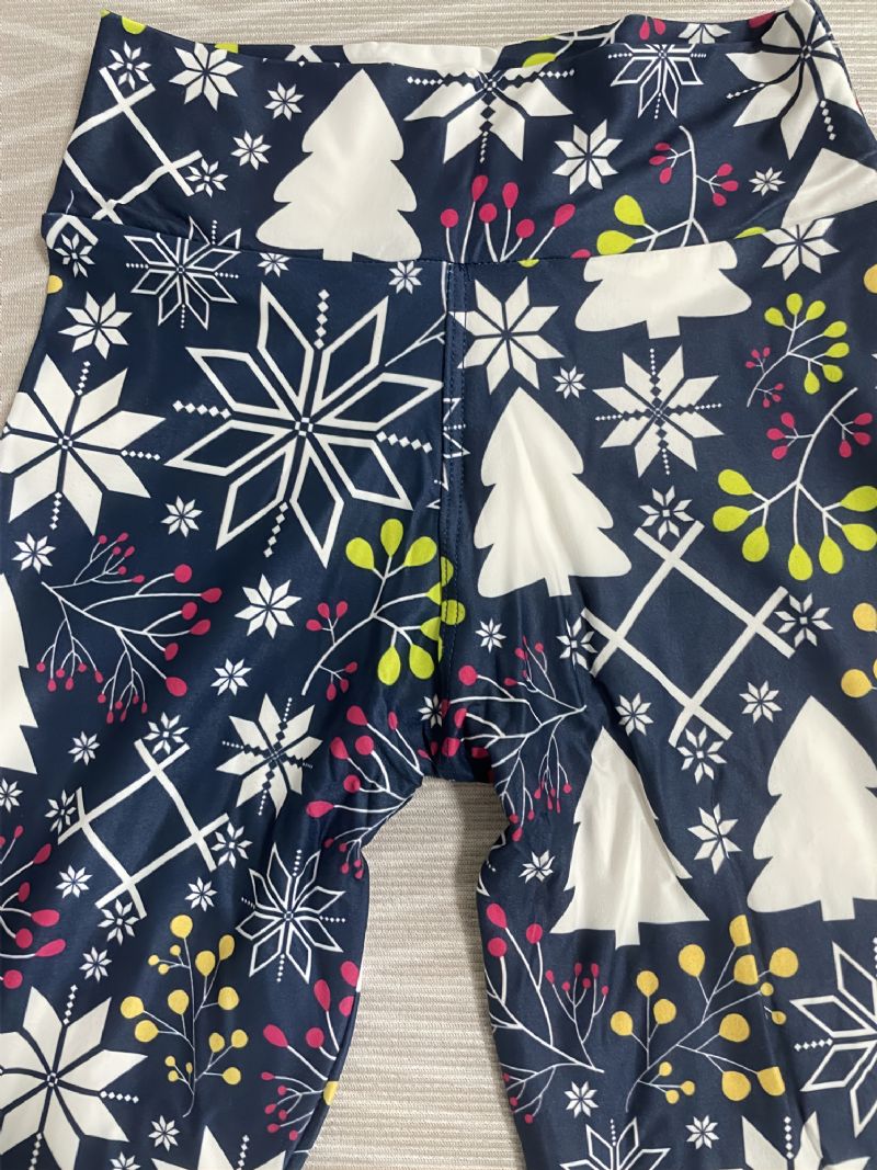 1db Karácsonyi Nyomtatott Leggings