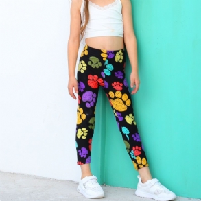 Cute Paws Lányok Puha Leggings