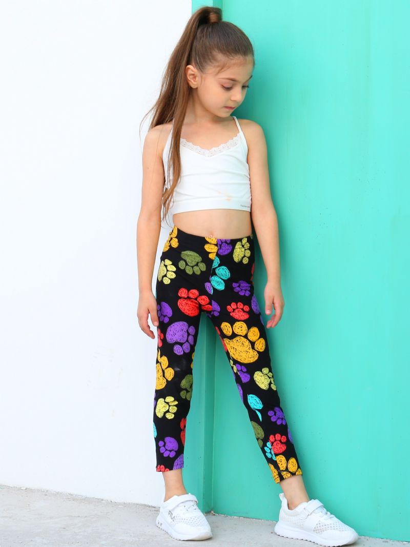 Cute Paws Lányok Puha Leggings