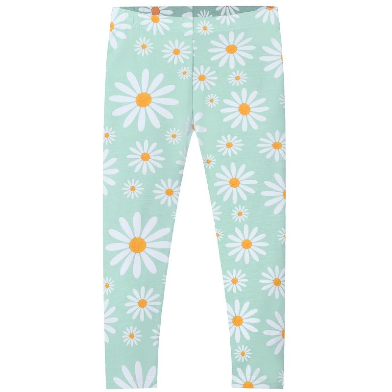 Lányok Daisy Print Stretch Leggings