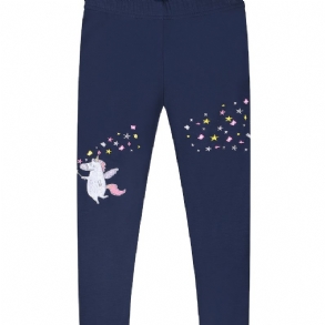 Lányok Unicorn Print Stretch Leggings Gyerekruhák