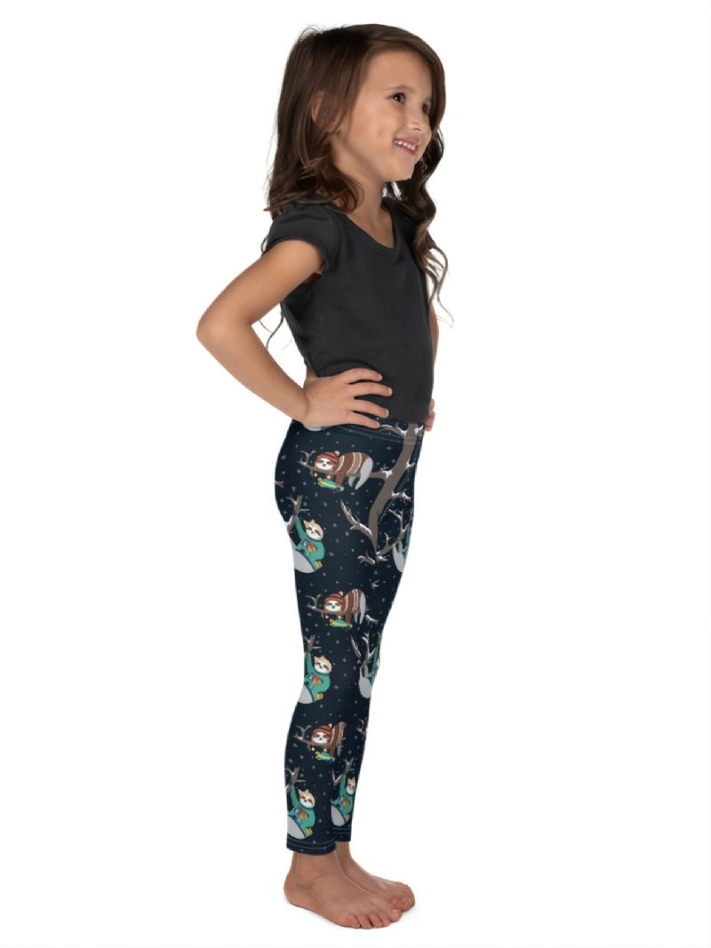 Őszi Téli Lányok Aranyos Nyomtatott Leggings