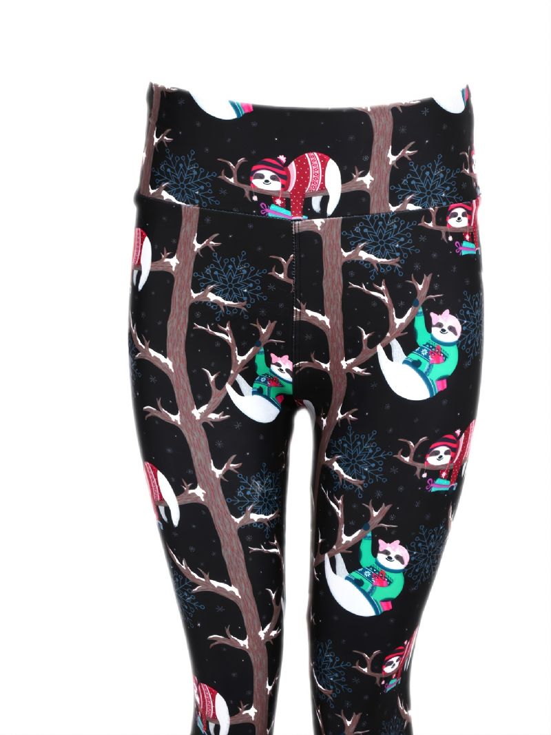 Őszi Téli Lányok Aranyos Nyomtatott Leggings