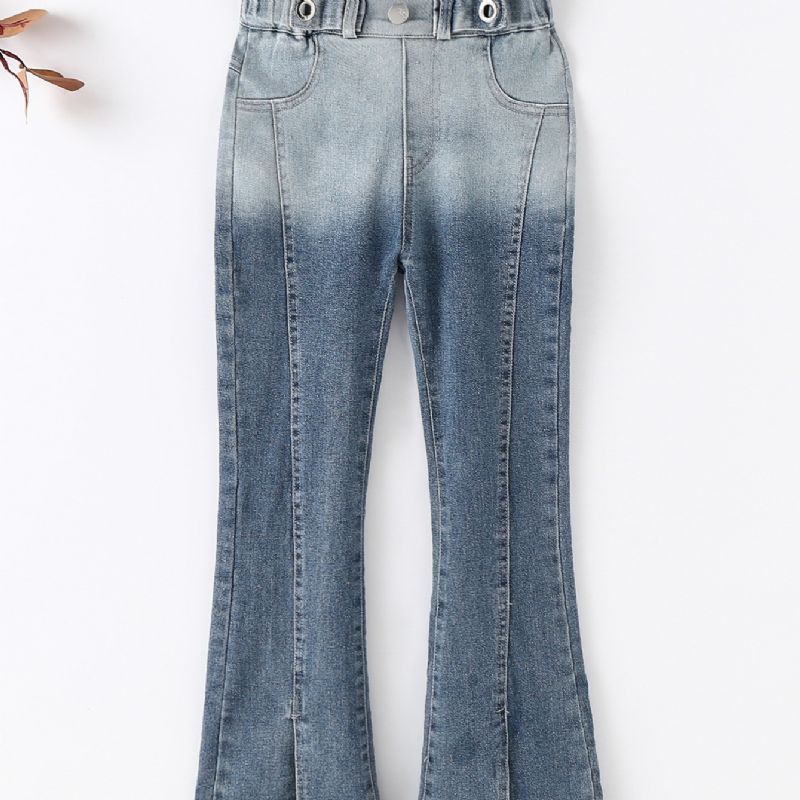 Lányok Divat Gradient Jeans