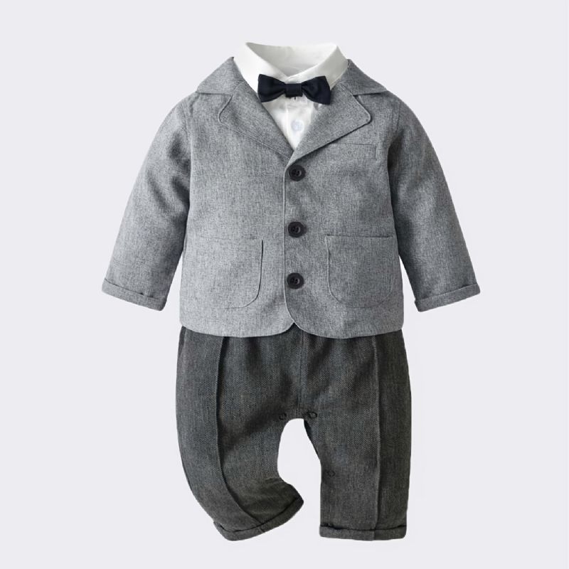 Fiúk Gentleman Outfits Öltönykészlet